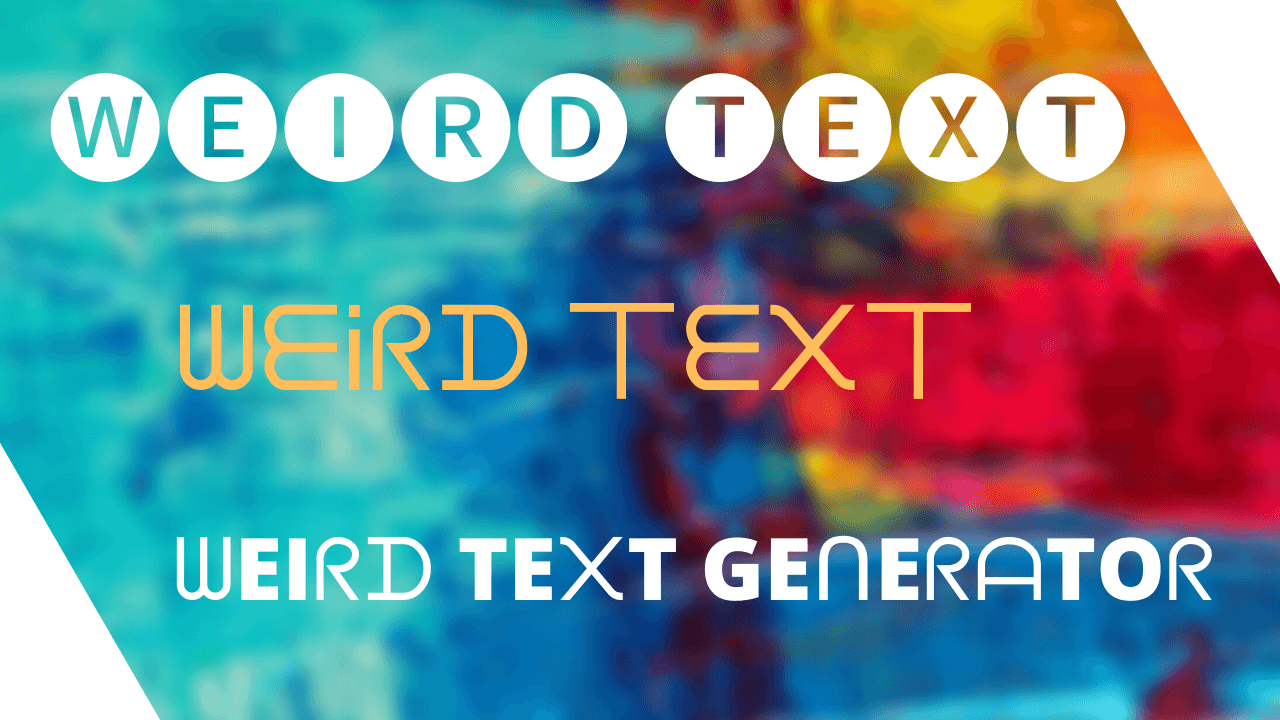 weird text generator